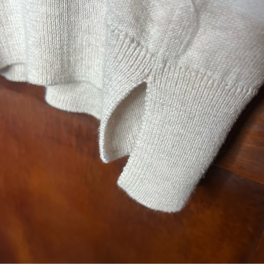 Vineyard Vines Palm Beach Tan Striped Sweater Pullover Coastal Preppy Size L - Picture 3 of 5